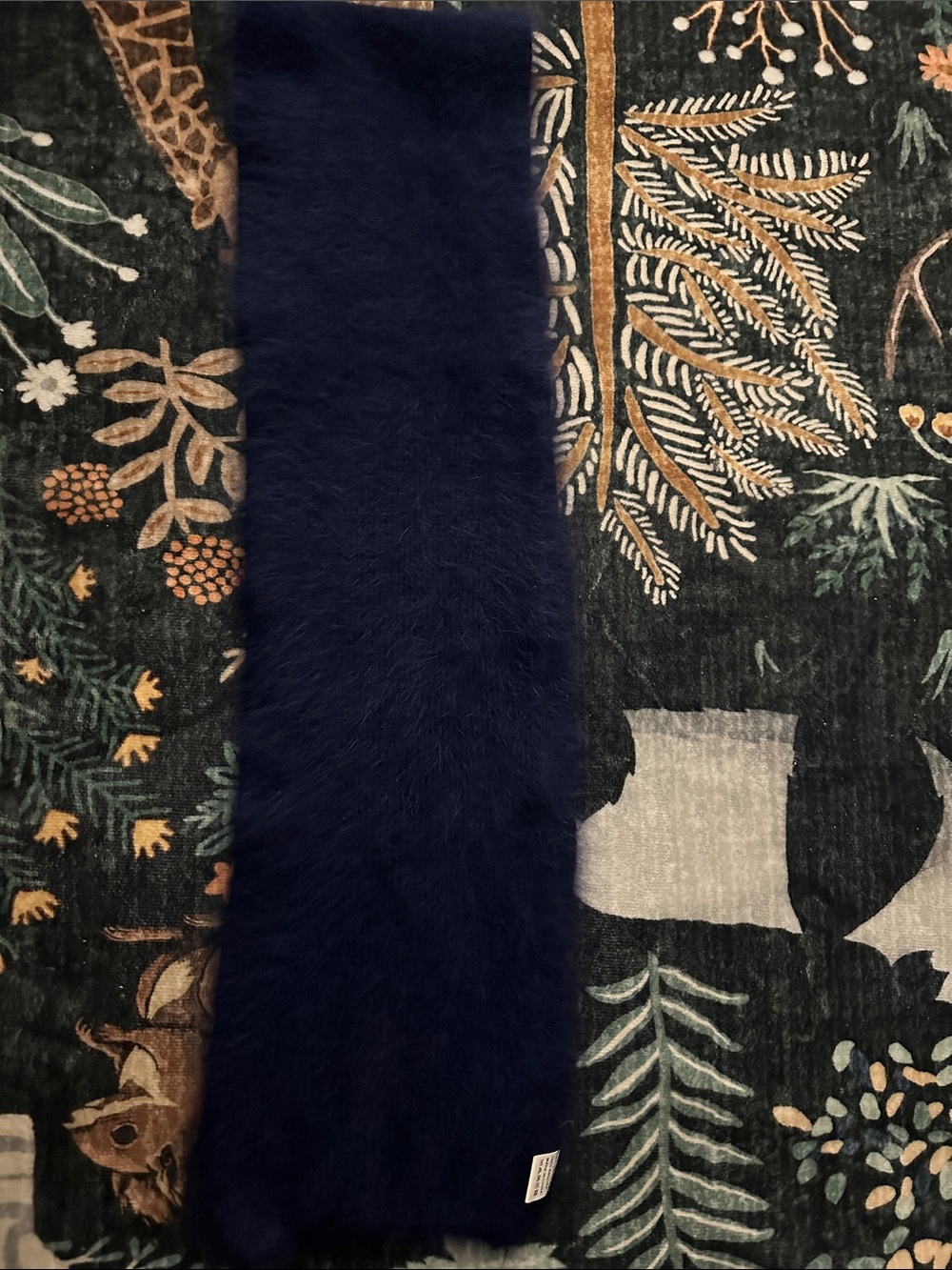 Luxury Angora 100% Purple Scarf